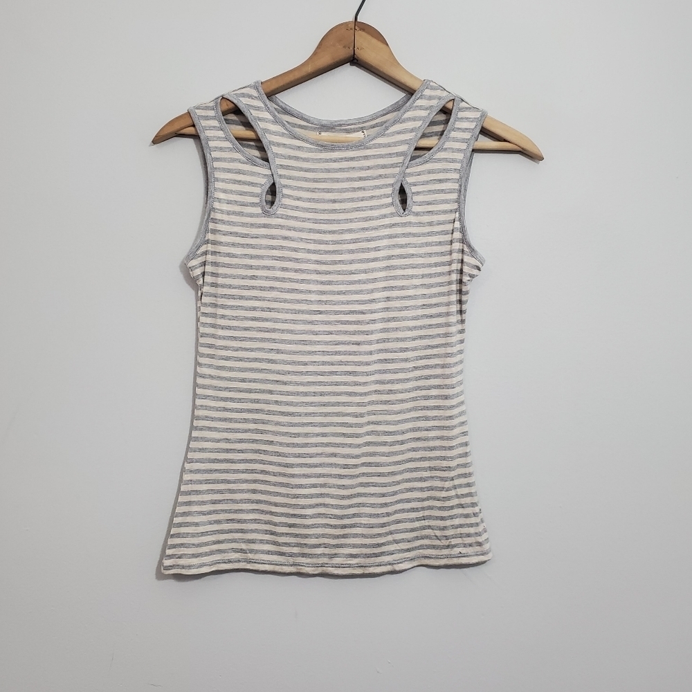 NWT Max Studio Odette Striped Tank Top